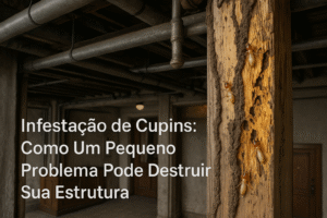 infestação de cupins