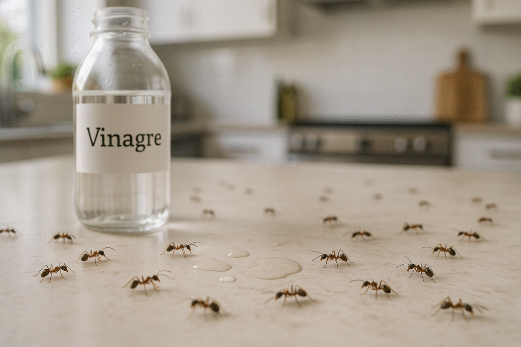 vinagre espanta formigas