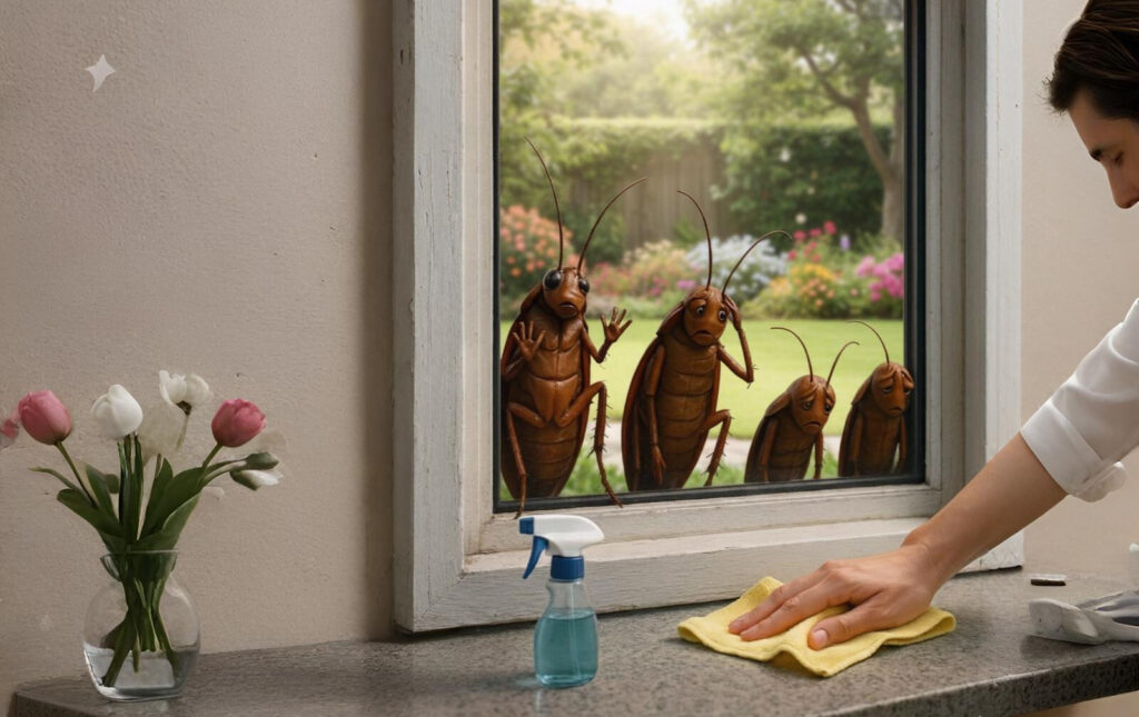 evitar infestação de baratas